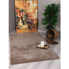 Modern Kaymaz Taban Parça Halı/yolluk Vizon 80*120