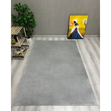 Modern Kaymaz Taban Parça Halı/yolluk Gri 80*200