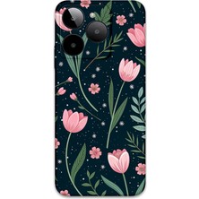 Gm Era 30 Uyumlu Çiçek Desenli Telefon Kılıfı + Ekran Koruyucu - 5788