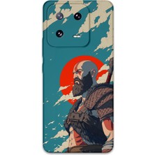 Xiaomi Mi 13 Uyumlu Kratos Desenli Telefon Kılıfı + Ekran Koruyucu - 5824