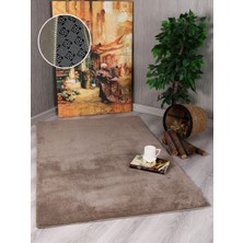 Modern Kaymaz Taban Parça Halı/yolluk Vizon 80*300