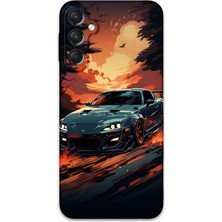 Galaxy A55 Uyumlu Araba Desenli Telefon Kılıfı + Ekran Koruyucu - 5766