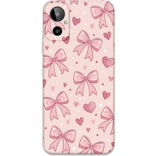 Gm 23 Se Uyumlu Kurdele Desenli Telefon Kılıfı + Ekran Koruyucu - 5802