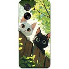 Xiaomi Mi 13T Uyumlu Kedi Desenli Telefon Kılıfı + Ekran Koruyucu - 5785