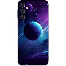 Galaxy A55 Uyumlu Uzay Desenli Telefon Kılıfı + Ekran Koruyucu - 5866