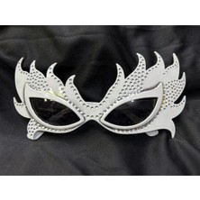 Nessiworld Taşlı  Gecenin Yıldızı Beyaz Parti Alev Gözlük