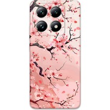 Xiaomi Mi 14 Uyumlu Çiçek Desenli Telefon Kılıfı + Ekran Koruyucu - 5805