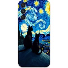Galaxy A35 Uyumlu Kedi Desenli Telefon Kılıfı + Ekran Koruyucu - 5782