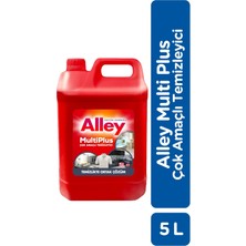 Alley Multiplus Çok Amaçlı Temizleyici 5 l – Üstün Formül, Geniş Yüzey Uyumlu, Ekonomik Boy