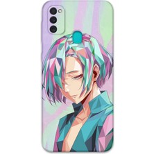 Galaxy M30S Uyumlu Uzay Desenli Telefon Kılıfı + Ekran Koruyucu - 5870