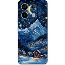 Poco M6 Pro Uyumlu Uzay Desenli Telefon Kılıfı + Ekran Koruyucu - 5857
