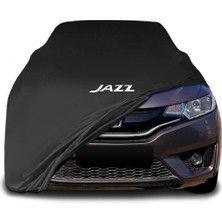Honda Jazz3 Siyah Kumaş Araba Brandası Logolu Penye Branda Oto Branda