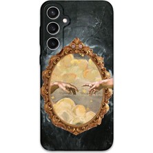 Galaxy S24 Uyumlu Retro Desenli Telefon Kılıfı + Ekran Koruyucu - 5836
