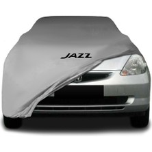 Honda Jazz1 Gri Kumaş Araba Brandası Logolu Penye Branda Oto Branda