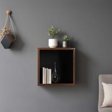 Adore Rainbow Genç Odası Duvar RAF-033-CC-1 Rafı Ceviz