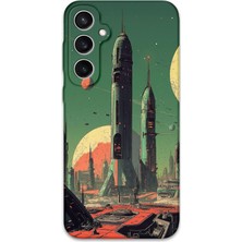 Galaxy S23 Uyumlu Uzay Desenli Telefon Kılıfı + Ekran Koruyucu - 5870