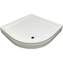70X70 Oval Panelli ve Ayaklı Akrilik Duş Teknesi