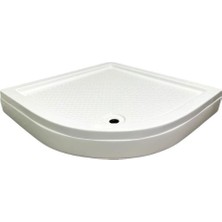 70X70 Oval Panelli ve Ayaklı Akrilik Duş Teknesi