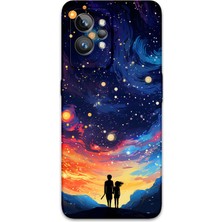 Realme Gt 2 Uyumlu Uzay Desenli Telefon Kılıfı + Ekran Koruyucu - 5863