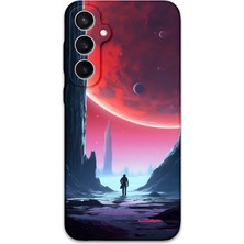 Galaxy S25 Uyumlu Uzay Desenli Telefon Kılıfı + Ekran Koruyucu - 5860