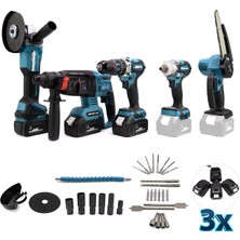 Chelikbei Beşli Set MK350 (Budama Testeresi 13MM Ç.mandren+S.sıkma+Ş.spral+Ş.hilti)