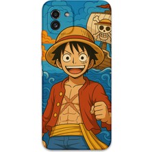 Galaxy A03 Uyumlu Anime Desenli Telefon Kılıfı + Ekran Koruyucu - 5753