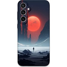 Galaxy S25 Uyumlu Uzay Desenli Telefon Kılıfı + Ekran Koruyucu - 5861