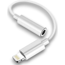 Bukrem Store Apple Uyumlu Lightning – 3.5 mm Aux Dönüştürücü Kablosu | iPhone 7–14 Serisi ile Tam Uyum, Yüksek Ses Kalitesi