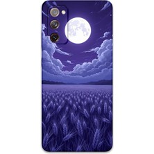 Galaxy S20 Uyumlu Çiçek Desenli Telefon Kılıfı + Ekran Koruyucu - 5797