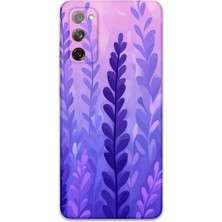 Galaxy S20 Uyumlu Çiçek Desenli Telefon Kılıfı + Ekran Koruyucu - 5798