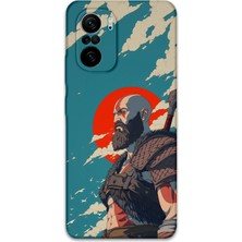 Poco F3 Uyumlu Kratos Desenli Telefon Kılıfı + Ekran Koruyucu - 5824