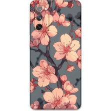 Galaxy S20 Uyumlu Çiçek Desenli Telefon Kılıfı + Ekran Koruyucu - 5801