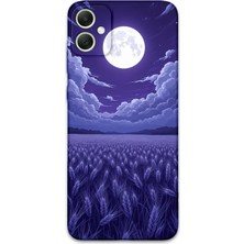 Galaxy A04 Uyumlu Çiçek Desenli Telefon Kılıfı + Ekran Koruyucu - 5797