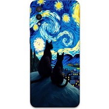 Galaxy A02 Uyumlu Kedi Desenli Telefon Kılıfı + Ekran Koruyucu - 5782