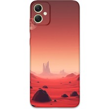 Galaxy A04E Uyumlu Uzay Desenli Telefon Kılıfı + Ekran Koruyucu - 5859