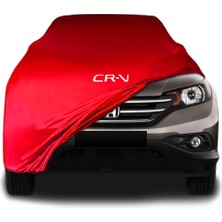 Honda Cr-V (2012 - 2016) Kırmızı Kumaş Araba Brandası Logolu Penye Branda Oto Branda