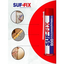 Suf-Fix 800 High Tack Hibrit Polimer Montaj Yapıştırıcı 290 ml – Beyaz (400 Kg/m² Tutma Gücü)