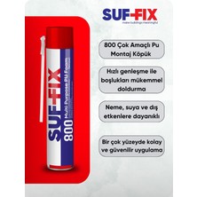 Suf-Fix 800 High Tack Hibrit Polimer Montaj Yapıştırıcı 290 ml – Beyaz (400 Kg/m² Tutma Gücü)