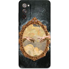 Galaxy S20 Uyumlu Retro Desenli Telefon Kılıfı + Ekran Koruyucu - 5836