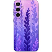 Galaxy S25 Uyumlu Çiçek Desenli Telefon Kılıfı + Ekran Koruyucu - 5798