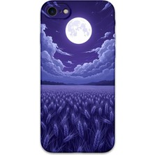 iPhone 8 Uyumlu Çiçek Desenli Telefon Kılıfı + Ekran Koruyucu - 5797