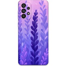 Galaxy A73 Uyumlu Çiçek Desenli Telefon Kılıfı + Ekran Koruyucu - 5798