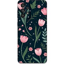 Galaxy A23 Uyumlu Çiçek Desenli Telefon Kılıfı + Ekran Koruyucu - 5788