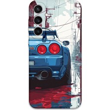 Galaxy S23 Uyumlu Araba Desenli Telefon Kılıfı + Ekran Koruyucu - 5761