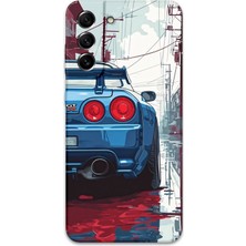 Galaxy S21 Uyumlu Araba Desenli Telefon Kılıfı + Ekran Koruyucu - 5761