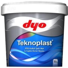 Dyo Teknoplast Ptfe Katkılı (Teflonlu) Ipekmat Iç Cephe Boyası Beyaz 7.5 Lt.