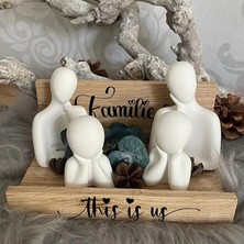 Dekoratif 4lü Aile