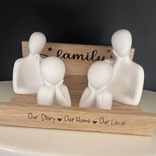 Dekoratif 4lü Aile