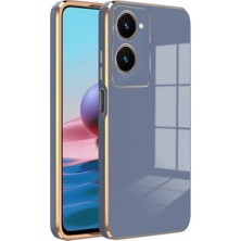 Newface Vivo Y18 Kılıf Volet Silikon - Mavi Zrnet