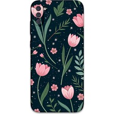 Galaxy A11 Uyumlu Çiçek Desenli Telefon Kılıfı + Ekran Koruyucu - 5788